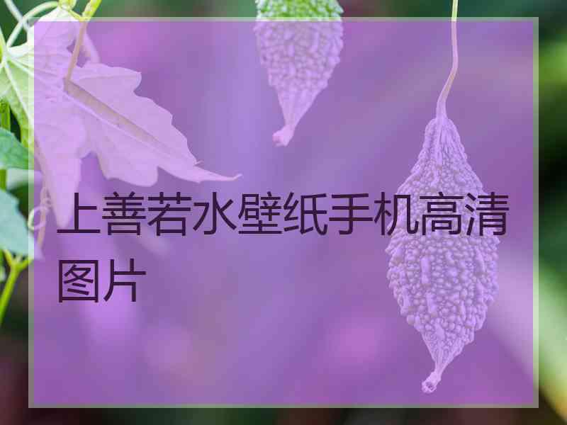 上善若水壁纸手机高清图片