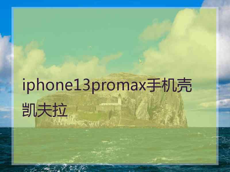 iphone13promax手机壳凯夫拉