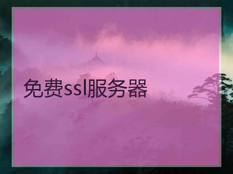 免费ssl服务器