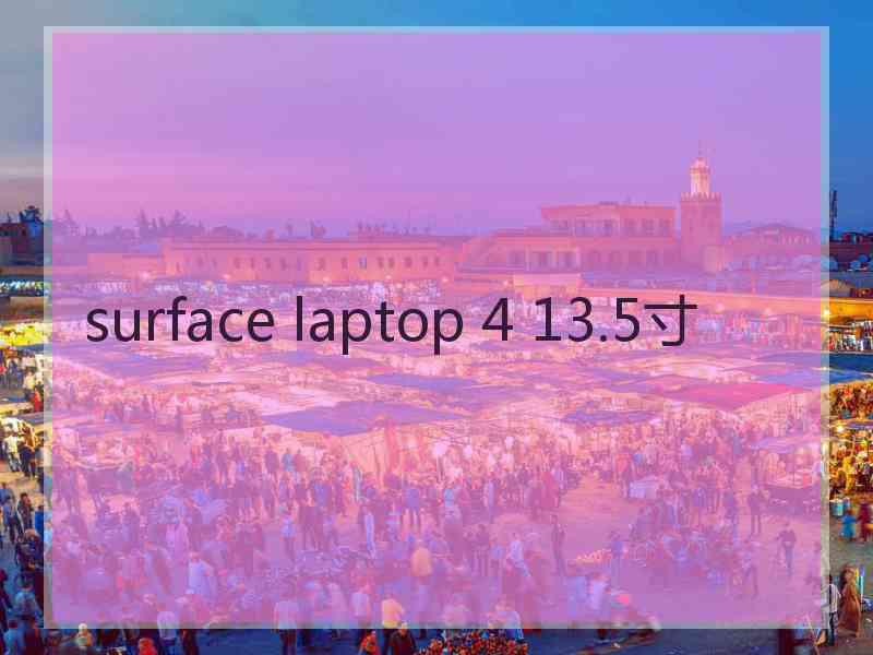 surface laptop 4 13.5寸