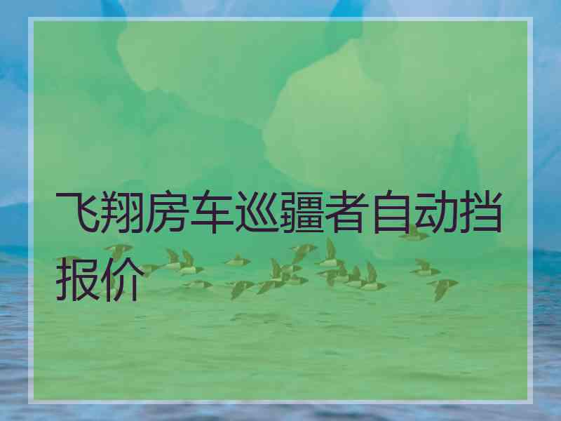 飞翔房车巡疆者自动挡报价