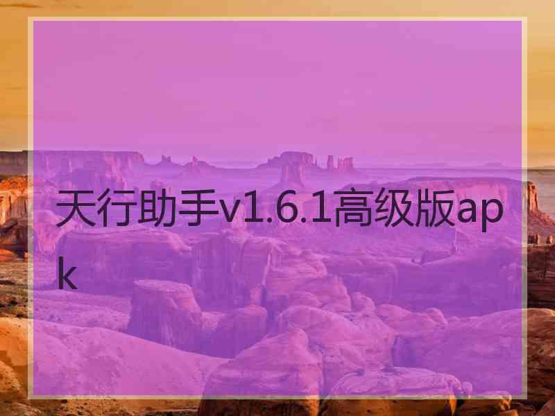 天行助手v1.6.1高级版apk