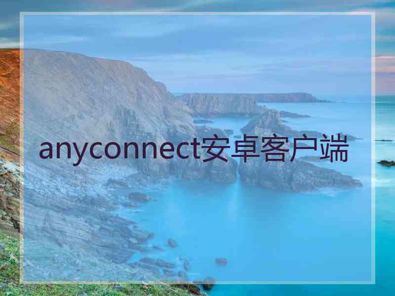 anyconnect安卓客户端