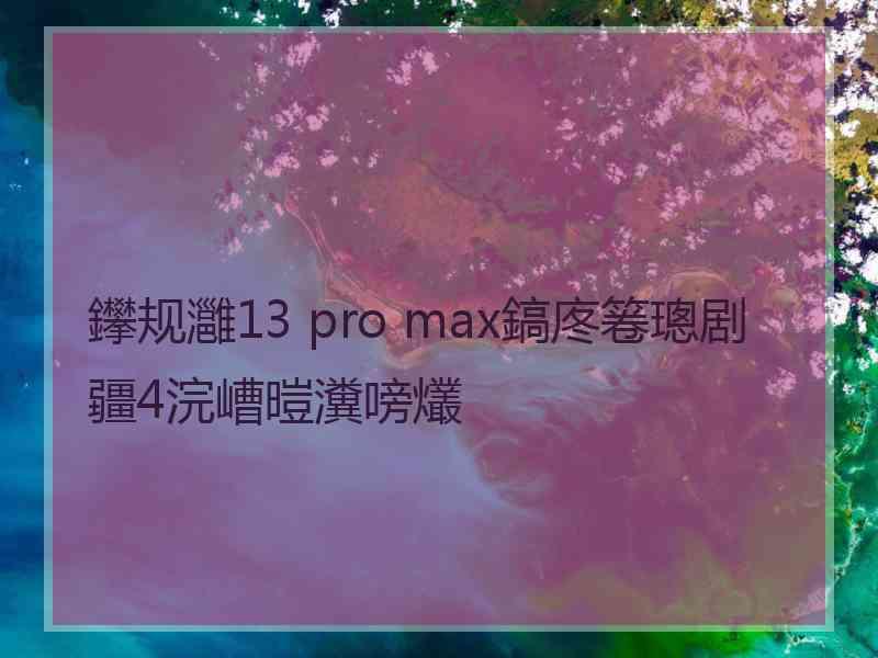 鑻规灉13 pro max鎬庝箞璁剧疆4浣嶆暟瀵嗙爜