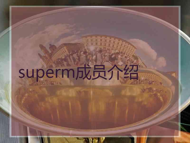 superm成员介绍