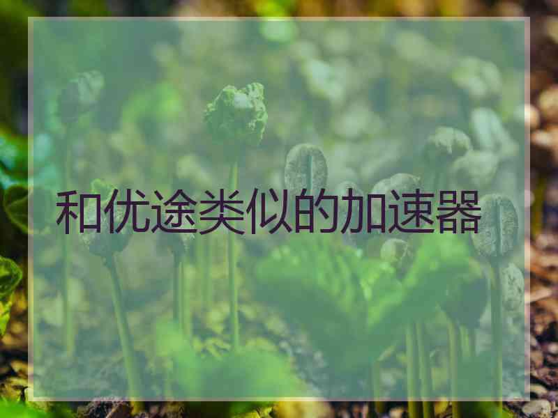 和优途类似的加速器