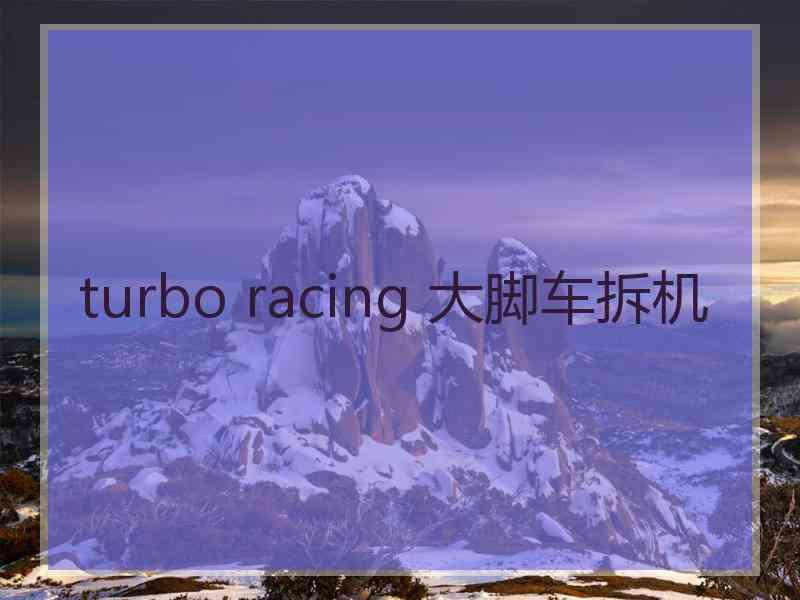 turbo racing 大脚车拆机