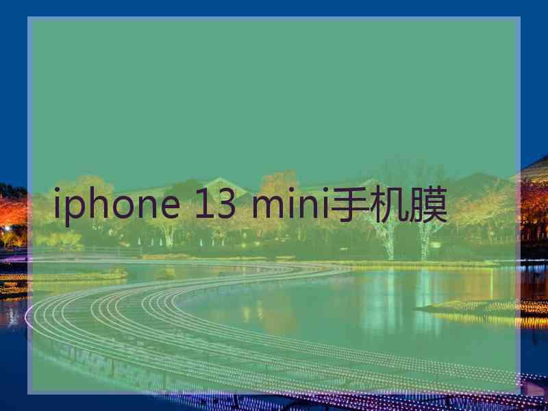 iphone 13 mini手机膜