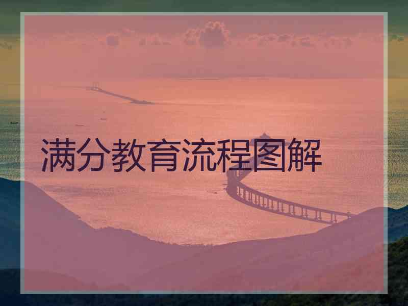 满分教育流程图解