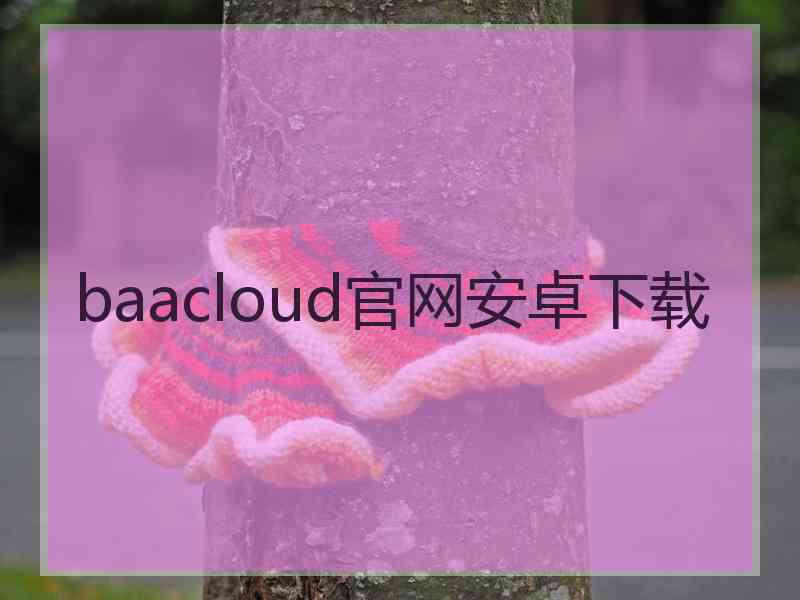 baacloud官网安卓下载