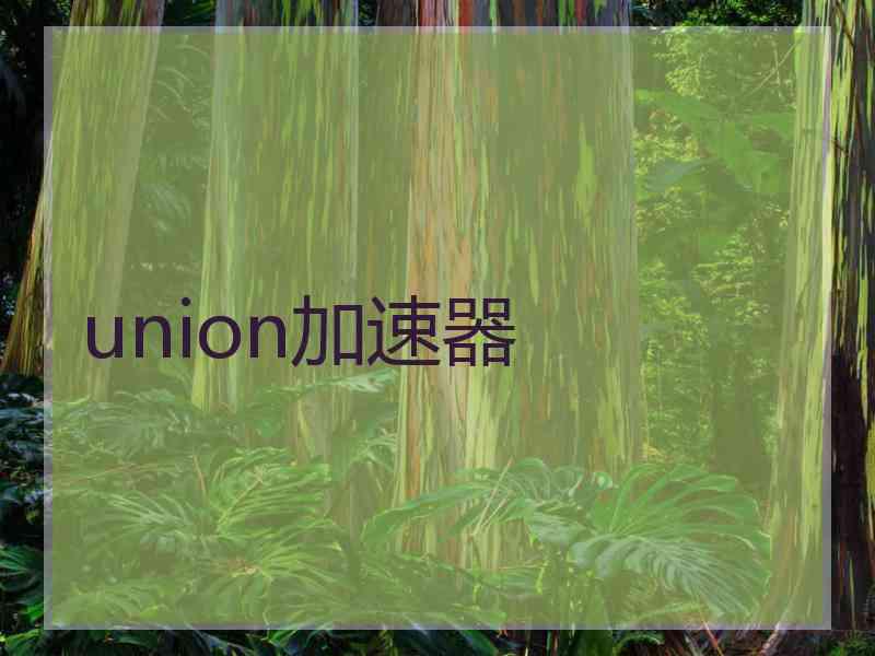 union加速器