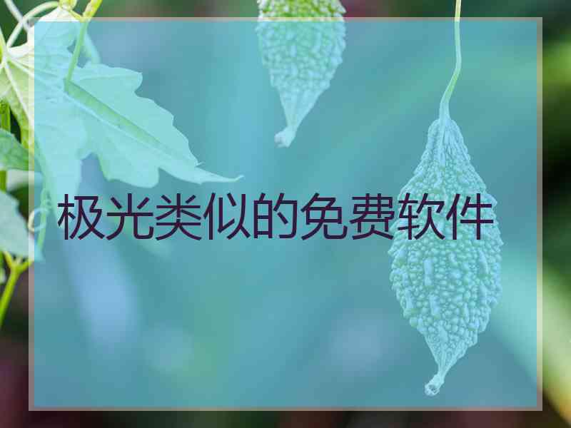 极光类似的免费软件