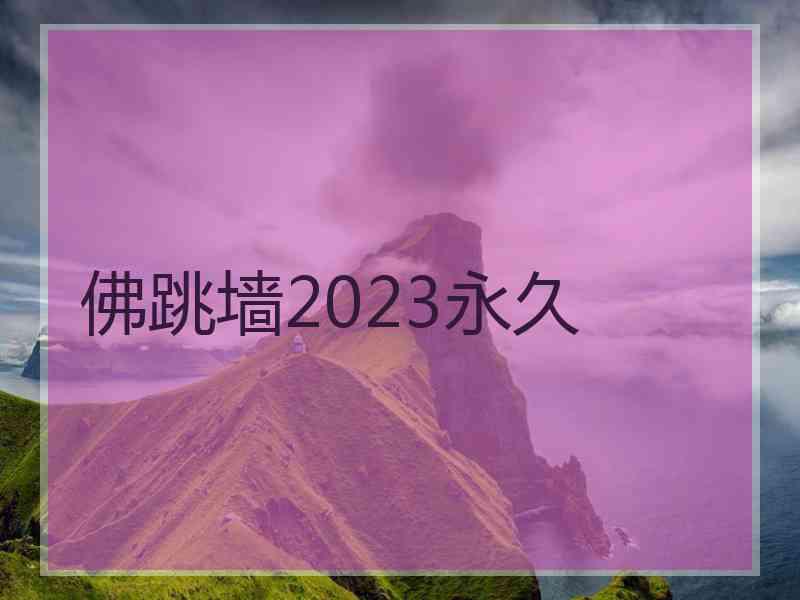 佛跳墙2023永久