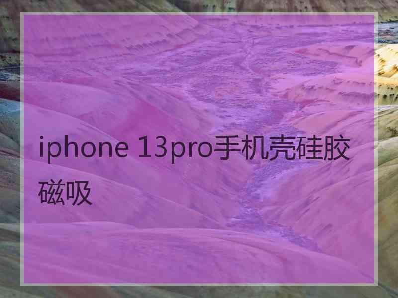 iphone 13pro手机壳硅胶磁吸