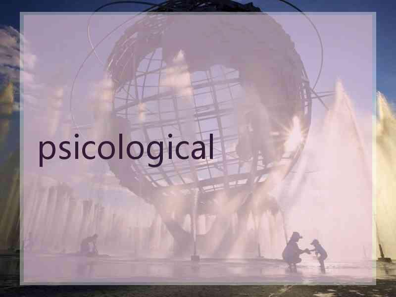 psicological