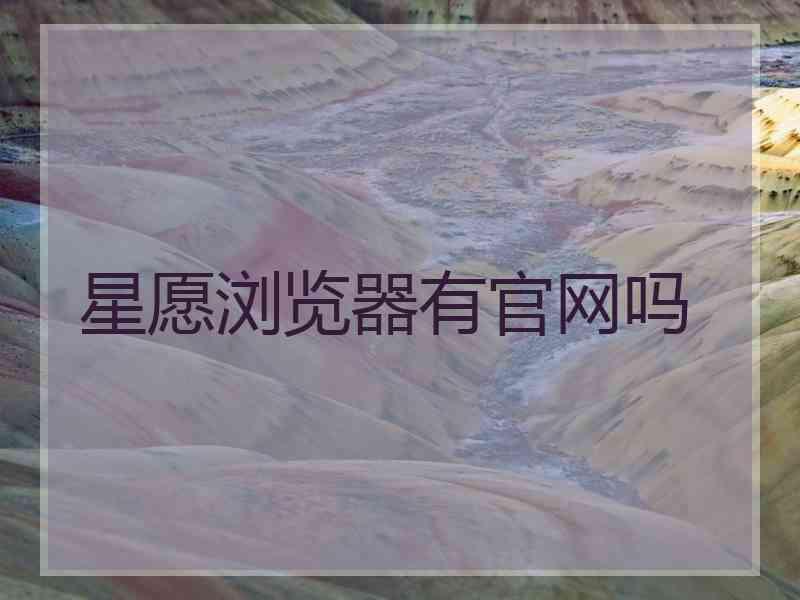 星愿浏览器有官网吗