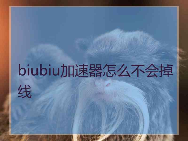 biubiu加速器怎么不会掉线