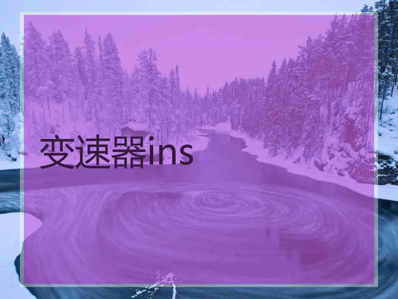 变速器ins