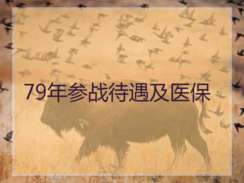 79年参战待遇及医保