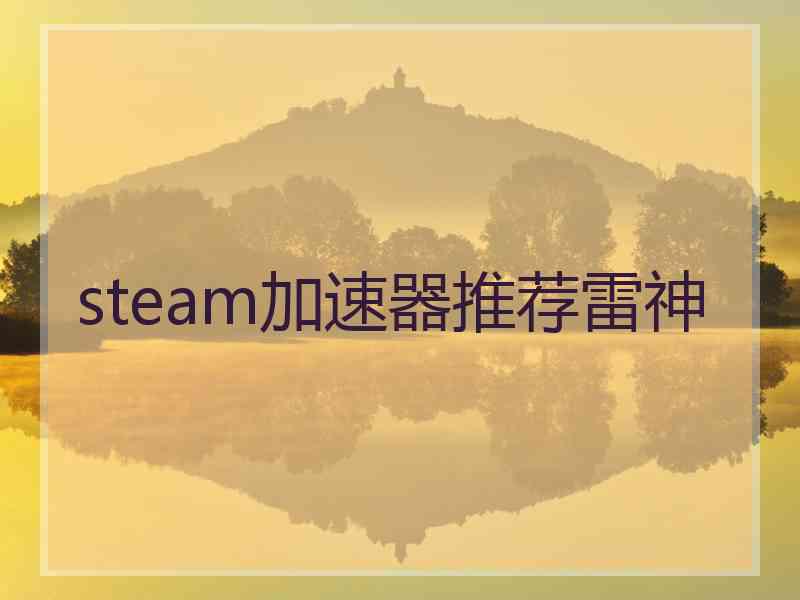 steam加速器推荐雷神