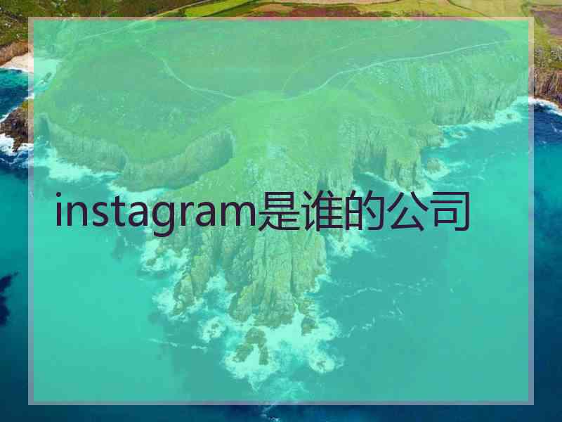 instagram是谁的公司