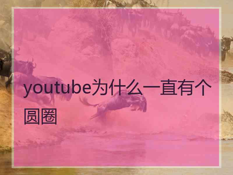 youtube为什么一直有个圆圈