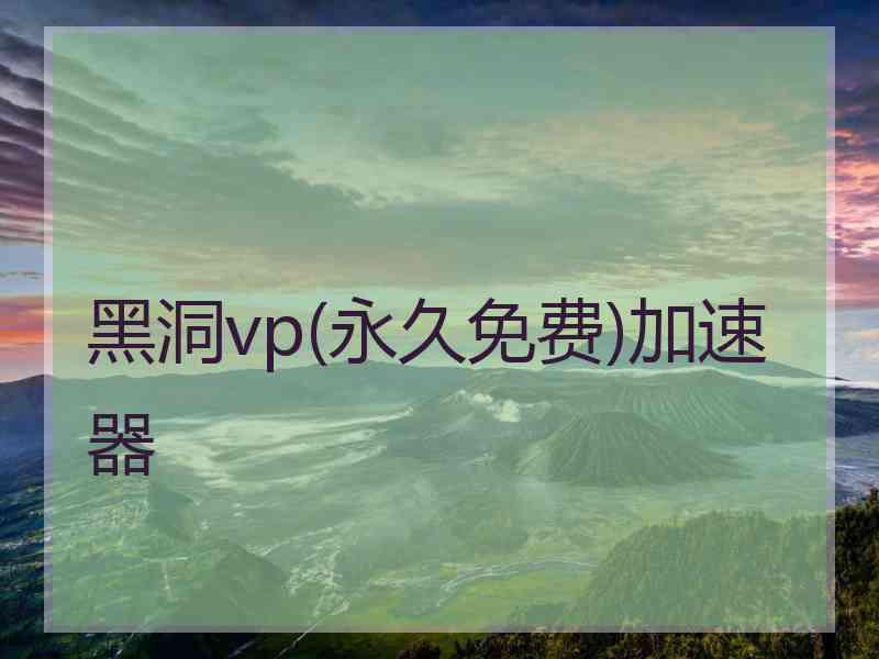 黑洞vp(永久免费)加速器